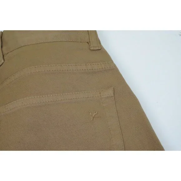 Isaia Sportivo Khaki Brown Twill Cotton Blend Pants Sz 48R BRAND NEW W TAGS